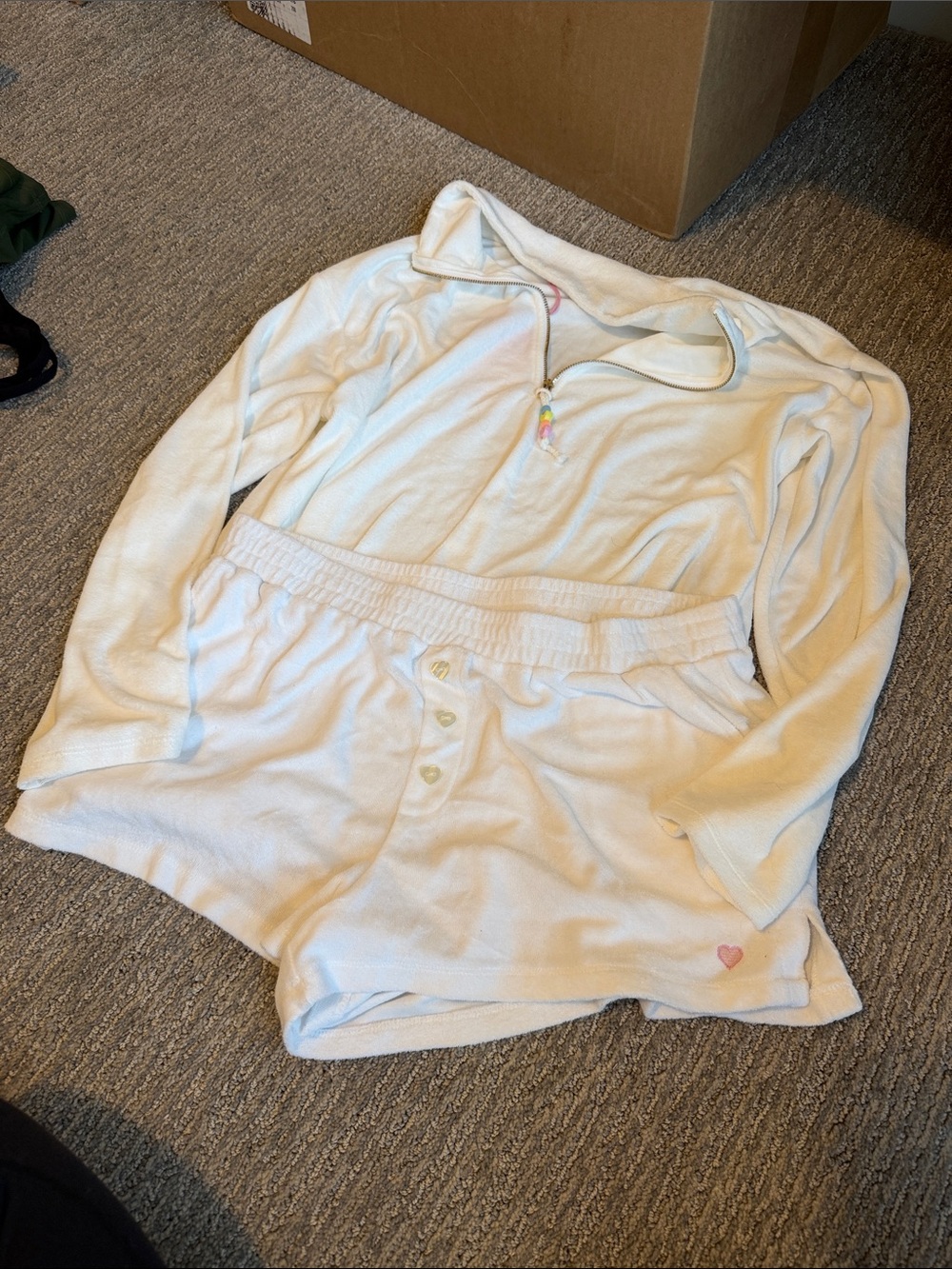 Stoney Clover Lane x Target white terry cloth set